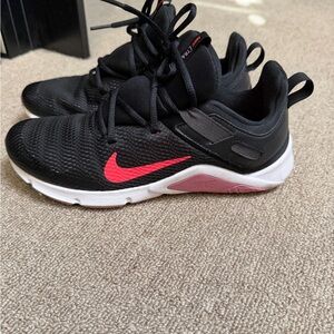 Nike Kids Black and Red Sneakers